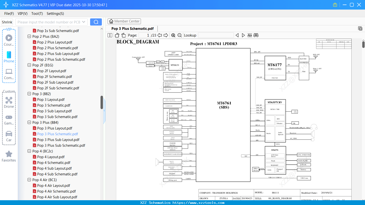 Tecno Pop 3 Plus Schematic